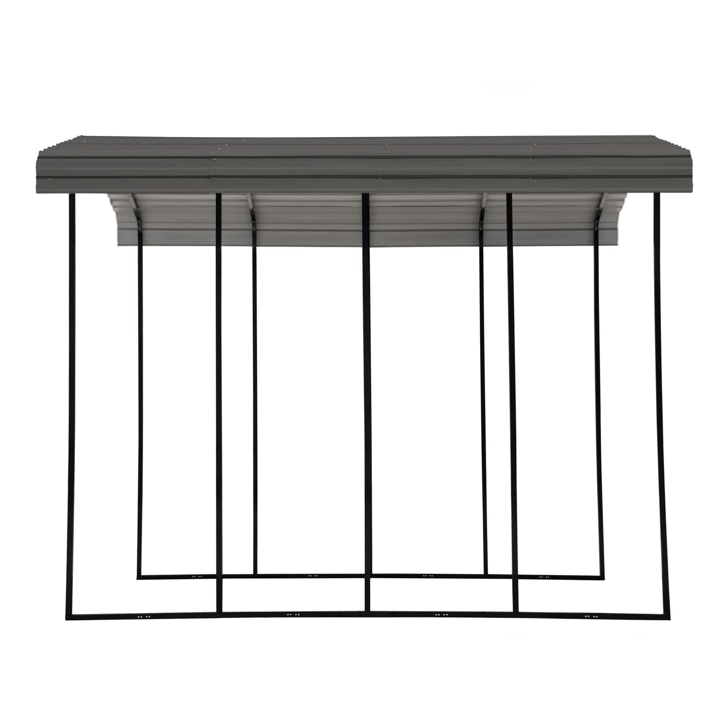 14×20 FT RV Metal Carport Kit, 14 FT Peak High, 2x3 Inch Galvanized Steel Frame