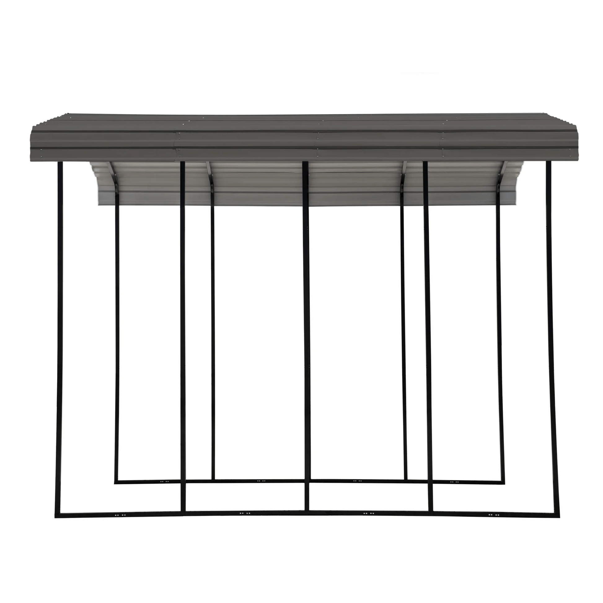 14×20 FT RV Metal Carport Kit, 14 FT Peak High, 2x3 Inch Galvanized Steel Frame