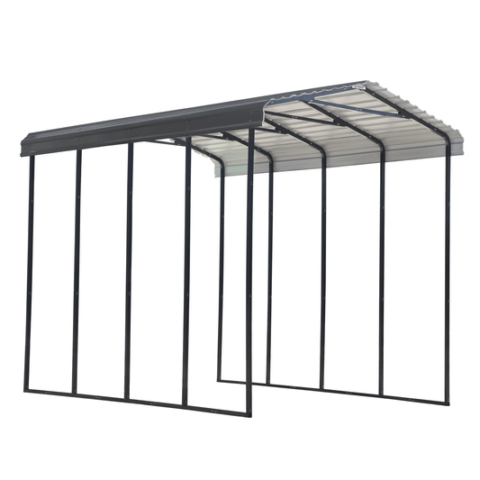 14×20 FT RV Metal Carport Kit, 14 FT Peak High, 2x3 Inch Galvanized Steel Frame