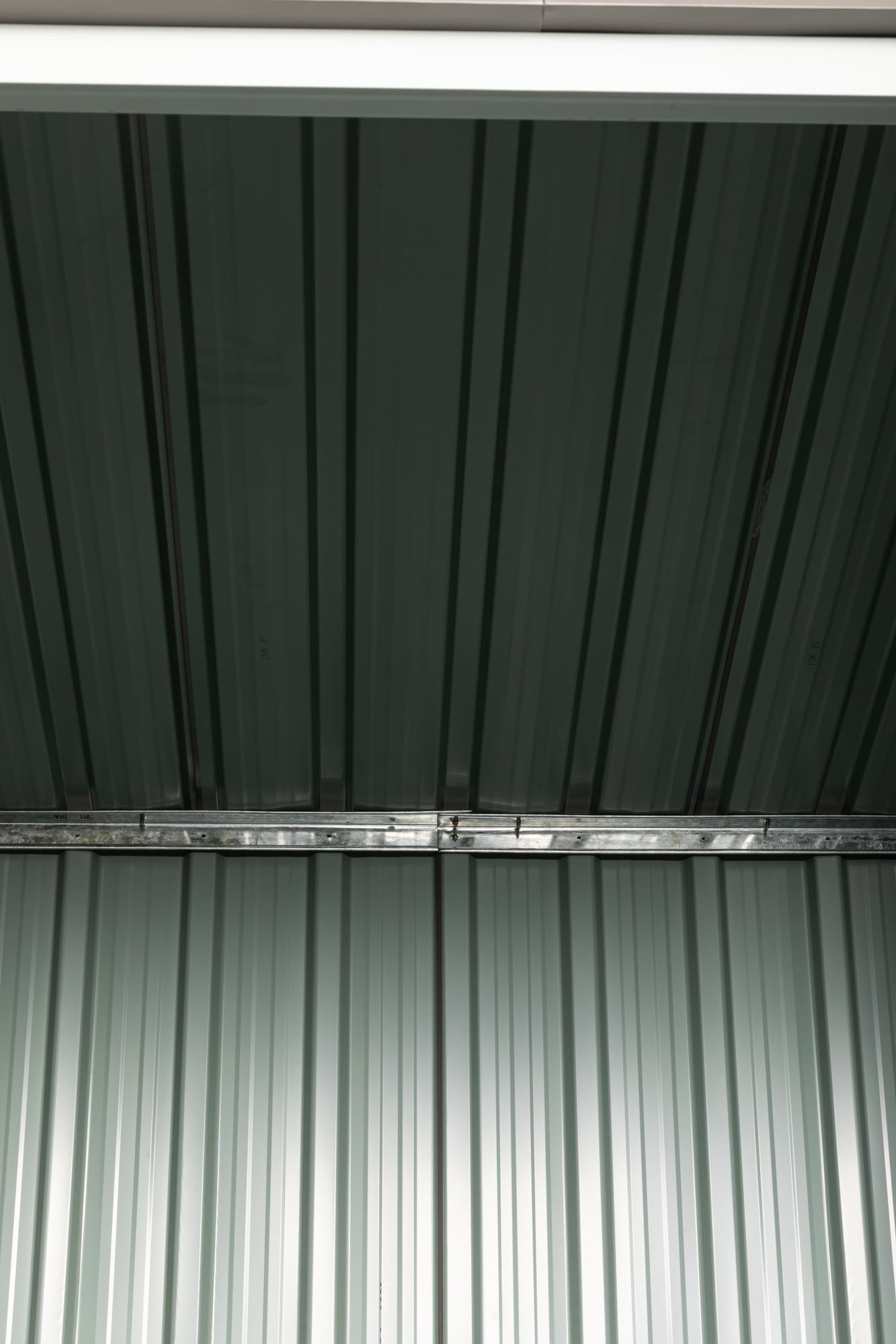6x4 FT Metal Storage Shed, Sliding Door, Lean-to Roof, Gray